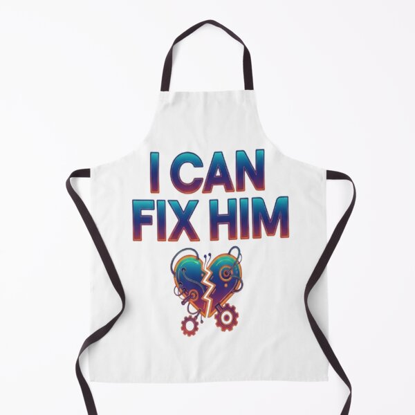 Item preview, "I Can Fix Him" - Empowering & Witty Modern Design for Strong Women designed and sold by NovaBou.