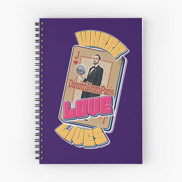 Item preview, Where Love Lives – Dimitri From Paris DJ Vector Art designed and sold by TipTop GFX.
