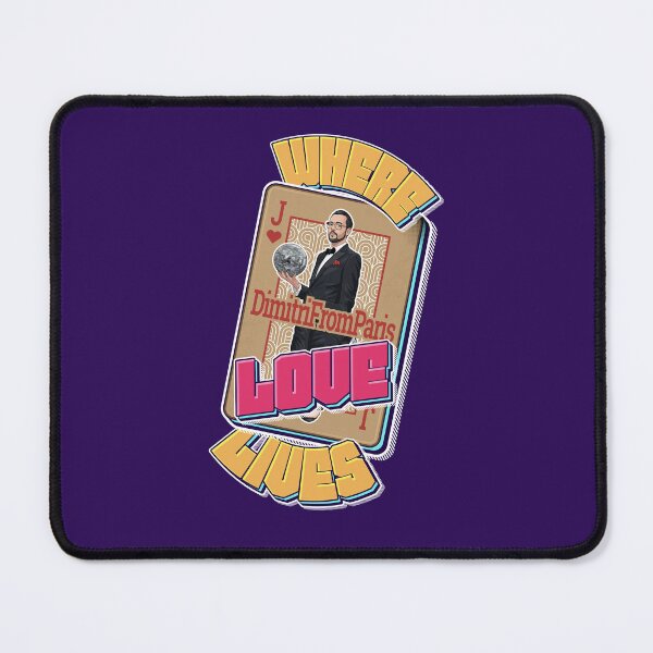 Item preview, Where Love Lives – Dimitri From Paris DJ Vector Art designed and sold by TipTop GFX.