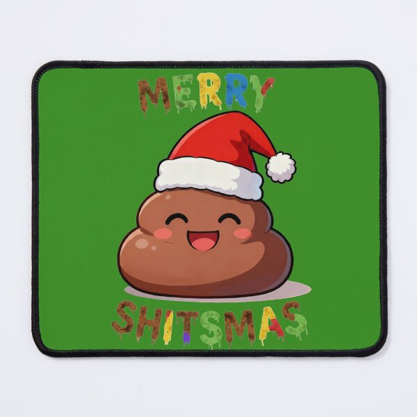 Item preview, Funny Christmas Poop with Santa Claus hat Whimscal Christmas Gifts, Xmas time! designed and sold by RATIO CREATIVA.