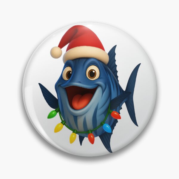 Item preview, Christmas Wahoo Fish designed and sold by Sillytoe.