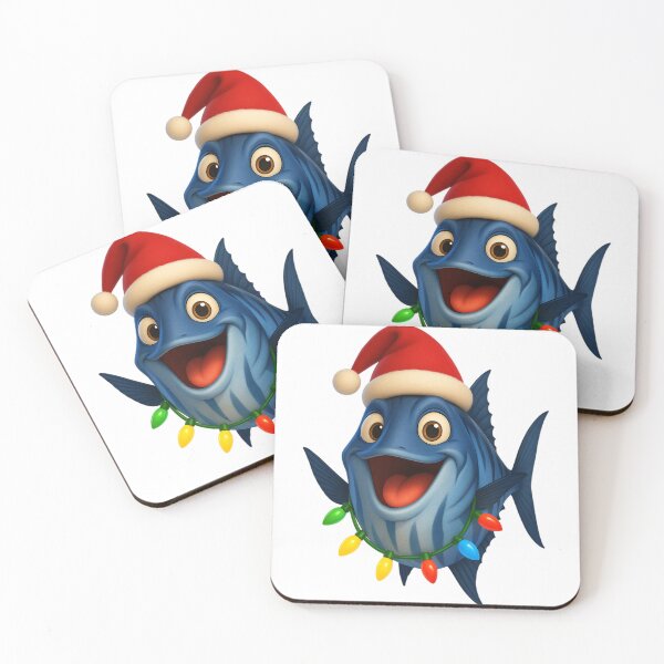Item preview, Christmas Wahoo Fish designed and sold by Sillytoe.
