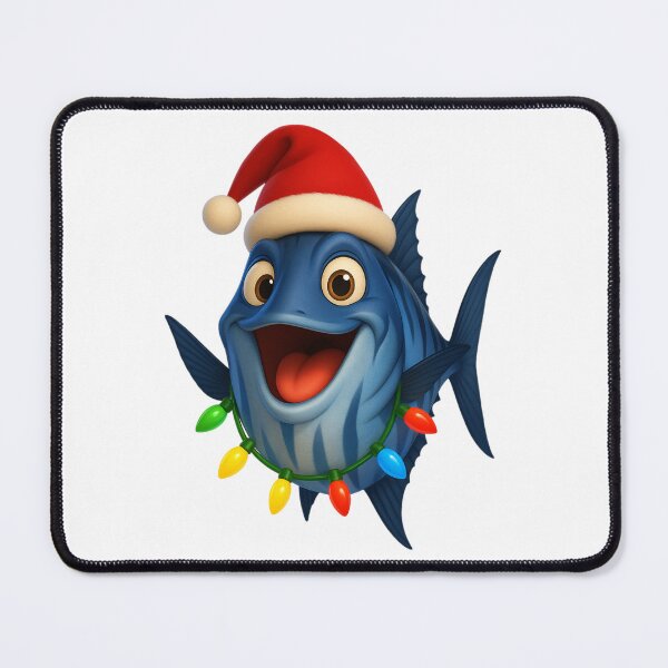 Item preview, Christmas Wahoo Fish designed and sold by Sillytoe.