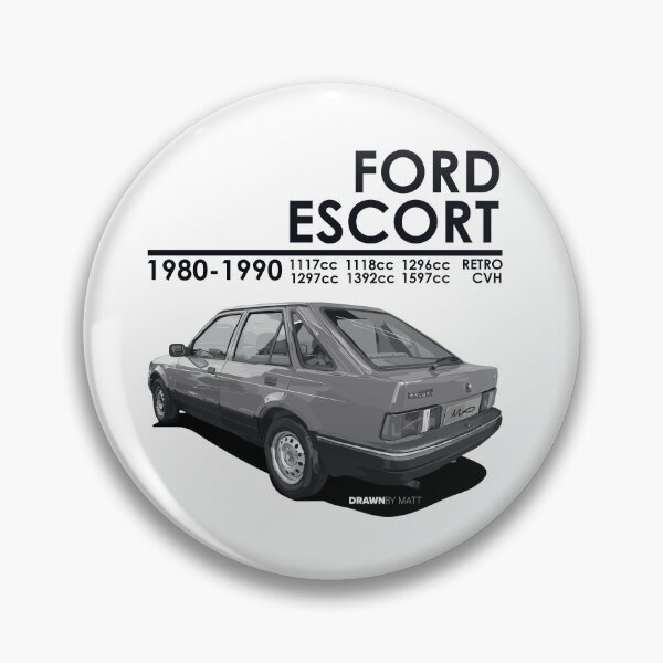 Item preview, Ford Escort Drawing designed and sold by DrawnByMatt.