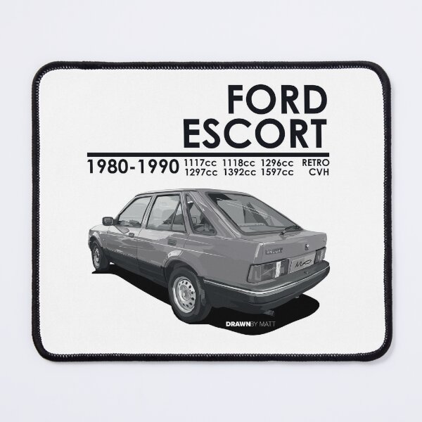 Item preview, Ford Escort Drawing designed and sold by DrawnByMatt.