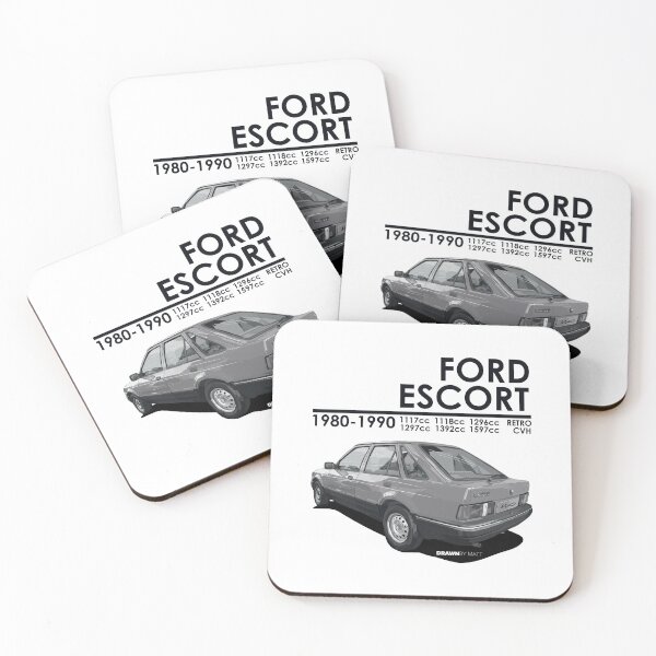 Item preview, Ford Escort Drawing designed and sold by DrawnByMatt.