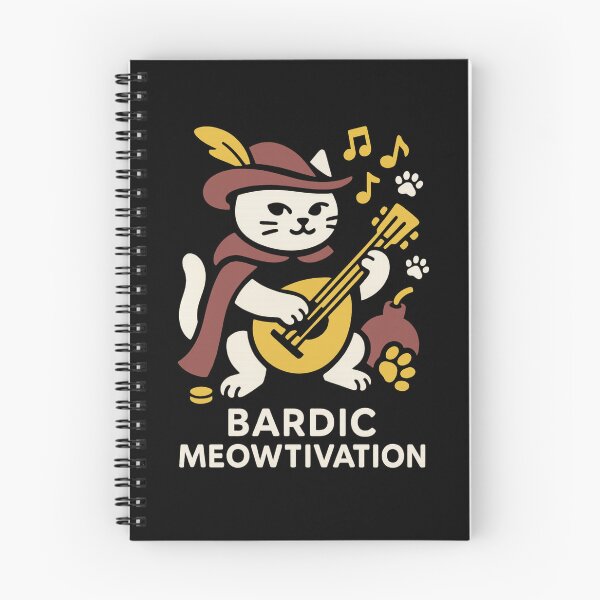 Item preview, Bardic Meowtivation – Bard Cat DnD Shirt designed and sold by PurfectAttitude.