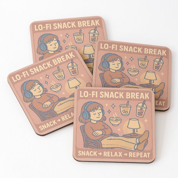 Item preview, Lo-Fi Snack Break designed and sold by peaknerd.