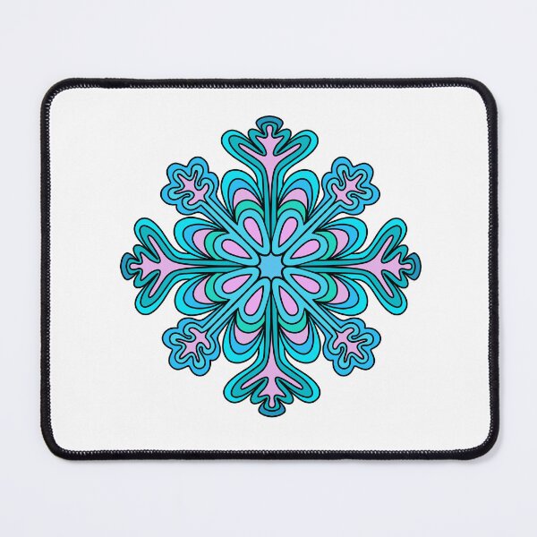 Item preview, Blue And Pink Snowflake designed and sold by Sartoris Art.