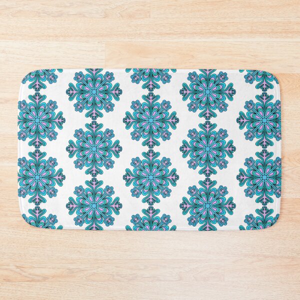 Item preview, Blue And Pink Snowflake designed and sold by Sartoris Art.