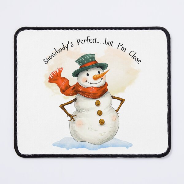Item preview, Snowbodys Perfect Snowman designed and sold by WrenAnders.