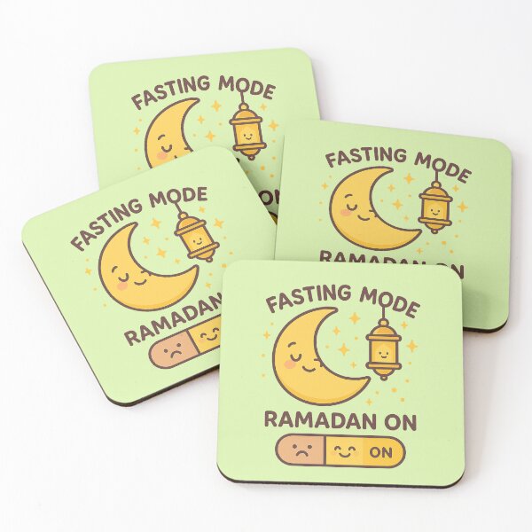 Item preview, Fasting Mode Ramadan On – Kawaii Crescent Moon & Lantern designed and sold by DiamondSkyShirt.