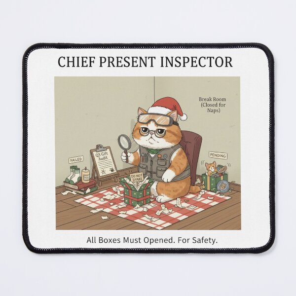 Item preview, CHIEF PRESENT INSPECTOR - All Boxes Must Be Opened. For Safety designed and sold by ASABCreative.