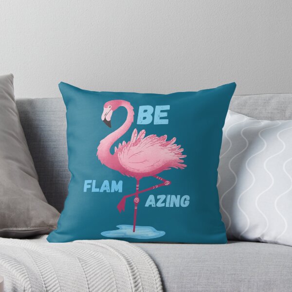 Item preview, Be Flamazing Flamingo – A fun, positive flamingo pun designed and sold by KarinaSmiller.