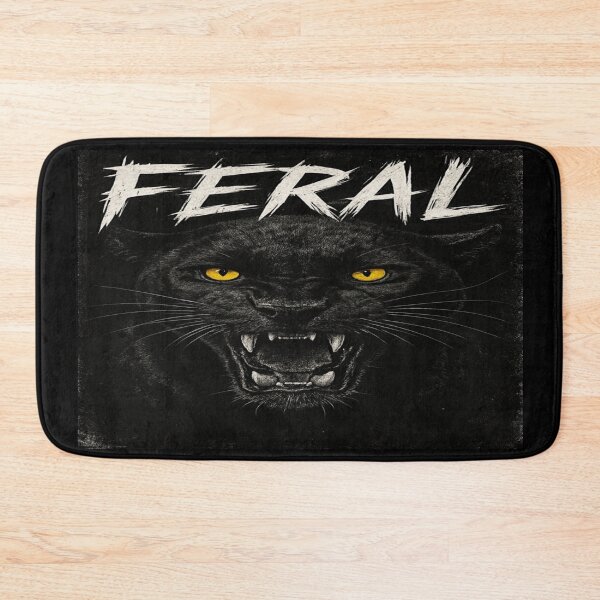 Item preview, FERAL Black Panther Art – Wild Animal Power, Primal Instinct, Bold Jungle Wall Decor designed and sold by Bright Nest Studio.