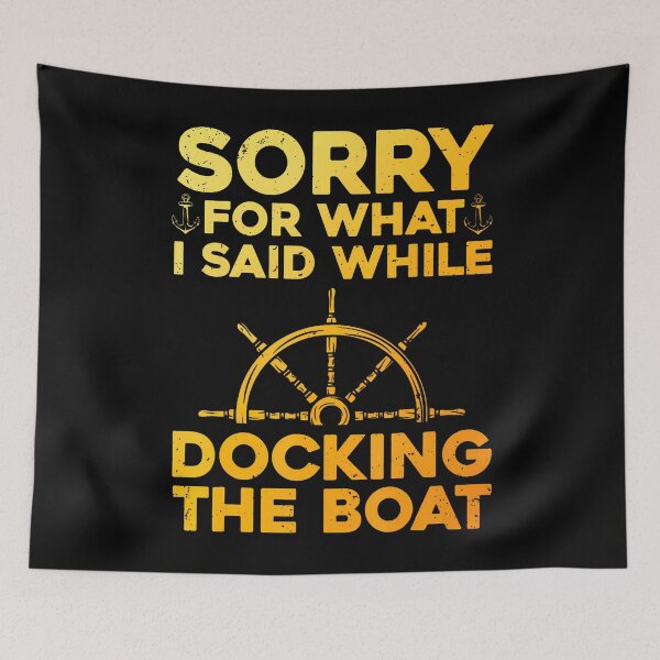 Item preview, Funny Boating For Men Women Docking The Boat Captain Boater designed and sold by LucilleAntoi.
