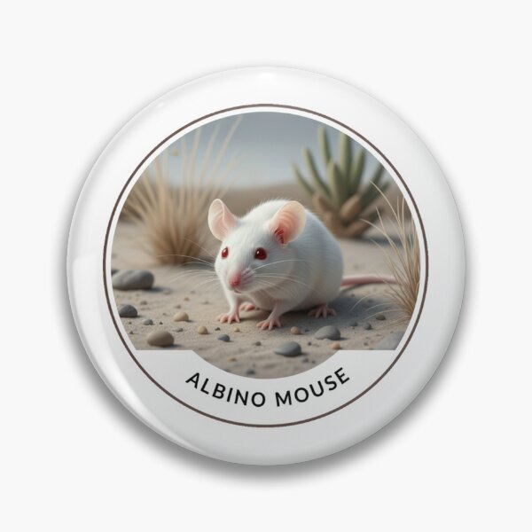 Artikelvorschau, Albino-Maus – Mus musculus albinus entworfen und verkauft von ArttiemStudio.