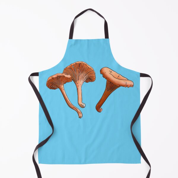Item preview, Cinnabar Chanterelle (Cantharellus cinnabarinus) designed and sold by Cherie Brunetti.