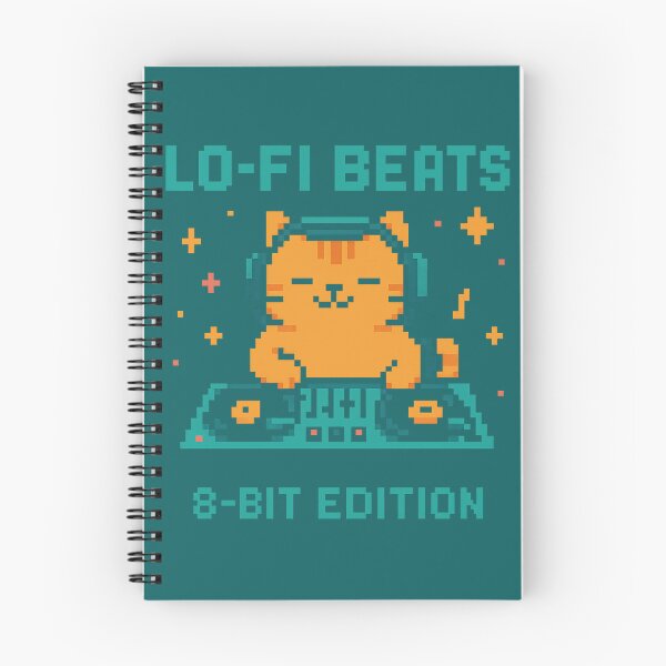 Item preview, Pixel Lo-Fi Cat DJ designed and sold by peaknerd.