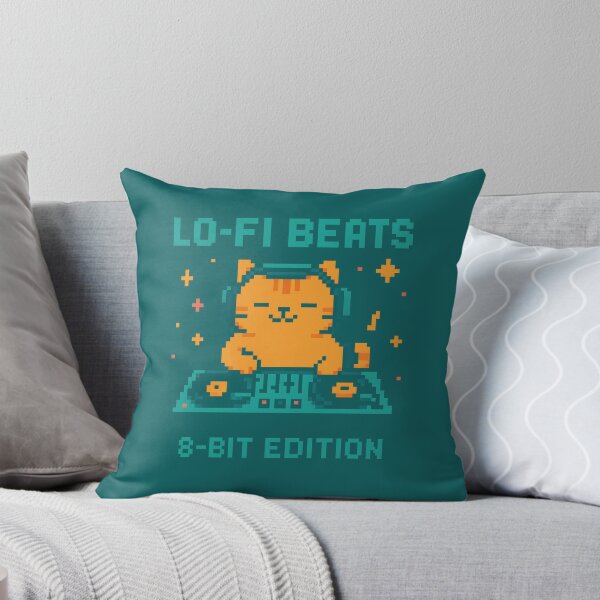 Item preview, Pixel Lo-Fi Cat DJ designed and sold by peaknerd.