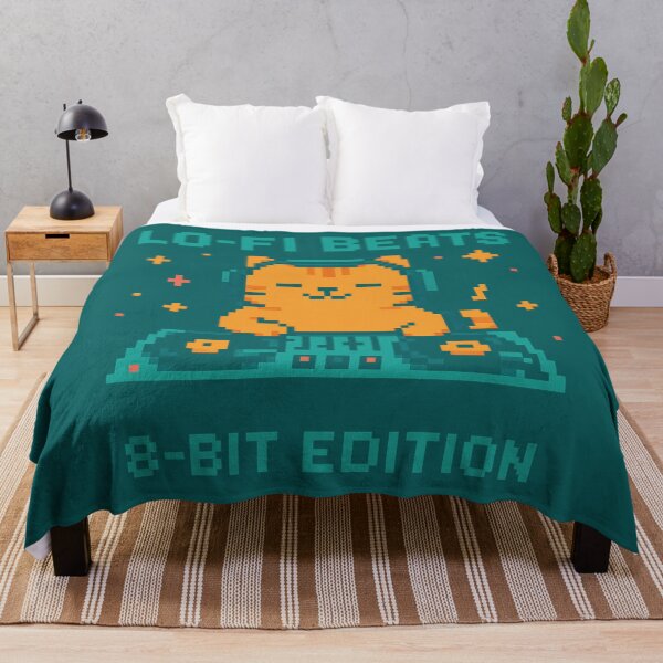 Item preview, Pixel Lo-Fi Cat DJ designed and sold by peaknerd.