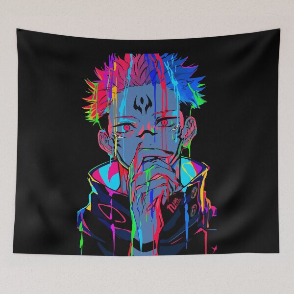 Item preview, Dark Cursed Silhouette with Dripping Rainbow Accents designed and sold by T-Chou.