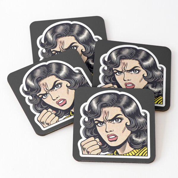 Item preview, Lichtenstein-Inspired Pop Art Print designed and sold by PinUpPizzazz.