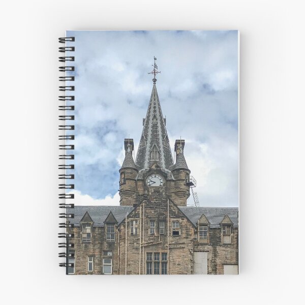 Item preview, Gothic Stone Clocktower Against a Cloudy Sky designed and sold by Greysline.