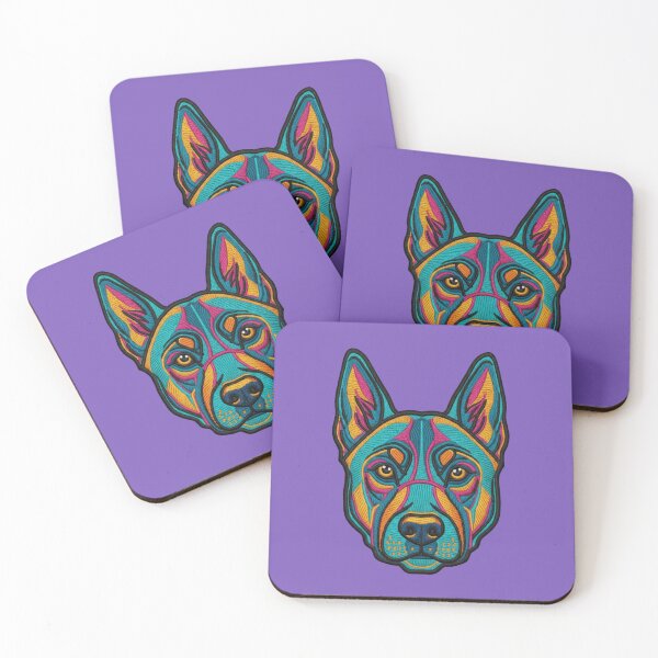 Item preview, EMBROIDERED PATCH OF A DOG designed and sold by infinitearte.