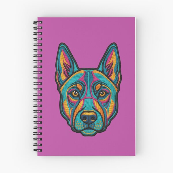 Item preview, EMBROIDERED PATCH OF A DOG designed and sold by infinitearte.