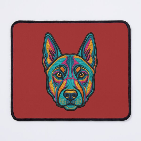Item preview, EMBROIDERED PATCH OF A DOG designed and sold by infinitearte.