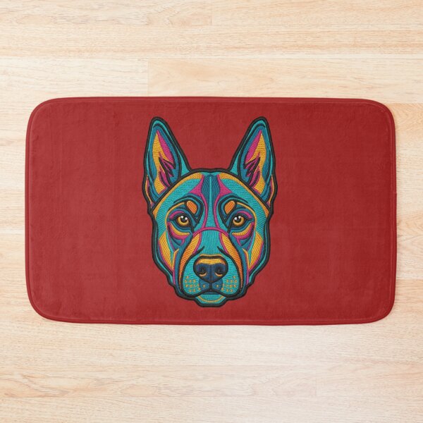 Item preview, EMBROIDERED PATCH OF A DOG designed and sold by infinitearte.