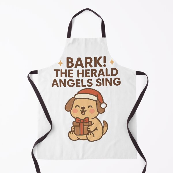 Item preview, Bark! The Herald Angels Sing – Cute Kawaii Christmas Dog Design designed and sold by StyleLap.