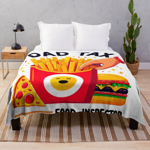 Item preview, Dad Tax Food Inspector Cute Fast Food Cartoon designed and sold by DrawDrip.