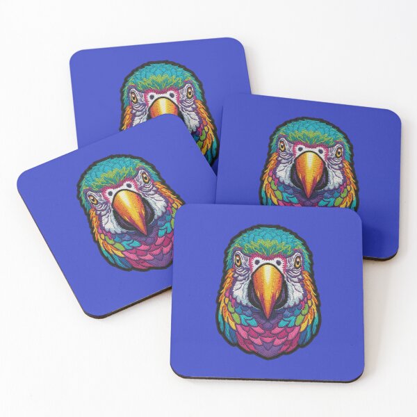 Item preview, EMBROIDERED PARROT PATCH designed and sold by infinitearte.