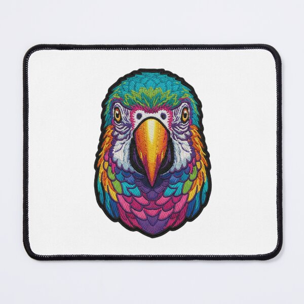 Item preview, EMBROIDERED PARROT PATCH designed and sold by infinitearte.