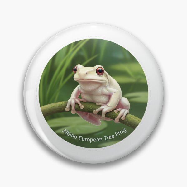 Item preview, Albino European tree frog – Hyla arborea albinus designed and sold by ArttiemStudio.