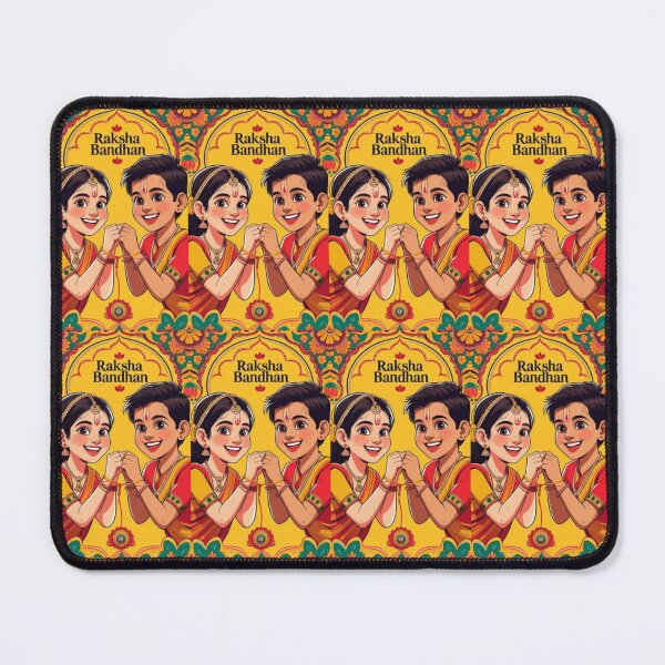 Item preview, T-Shirt/Sticker Happy Raksha Bandhan Mandala Rakhi Indian Festival  designed and sold by bartink.co.