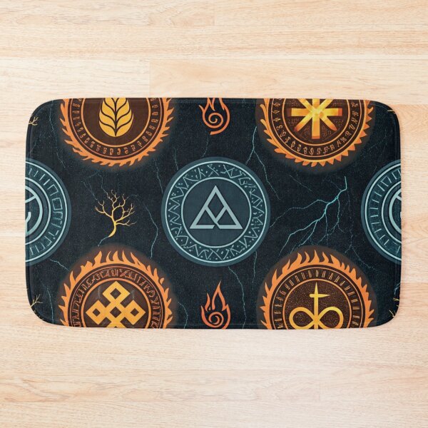 Item preview, Glowing runes , fire , water , air , earth  designed and sold by Lucky 777.