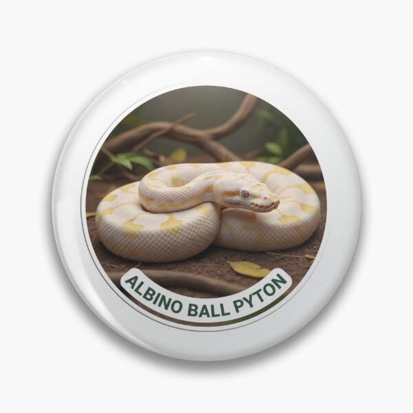 Item preview, Albino ball python – Python regius albinus designed and sold by ArttiemStudio.