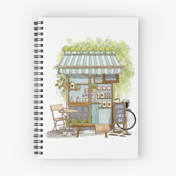 Item preview, Cafe pop up shop designed and sold by dewdabbledesign.