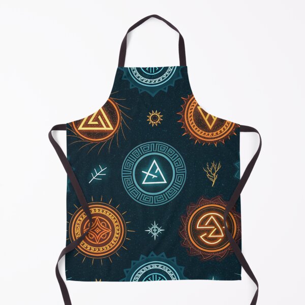 Item preview, Glowing runes , fire , water , air , earth designed and sold by Lucky 777.
