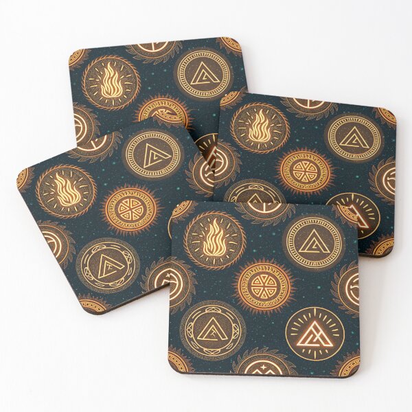 Item preview, Glowing runes , fire , water , air , earth  designed and sold by Lucky 777.