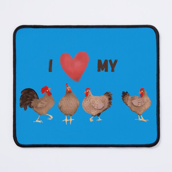 Item preview, I Love My Chickens – Fun chicken design for chicken fans designed and sold by KarinaSmiller.