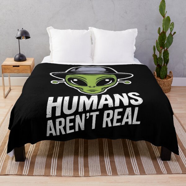 Item preview, Humans Aren'T Real Fun Alien Lover Artwork designed and sold by KristenSophie.