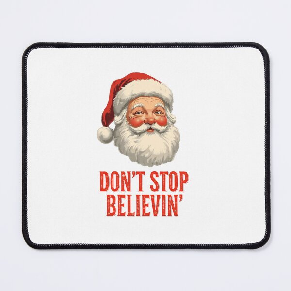 Item preview, Vintage Santa in Red Christmas Design - Don’t Stop Believin’ designed and sold by Two bro's shop.