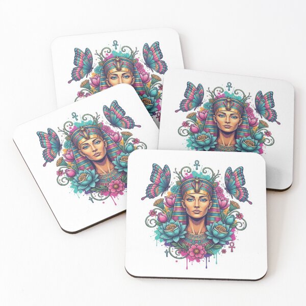 Item preview, Floral Pharaoh Queen designed and sold by Funkystreet.