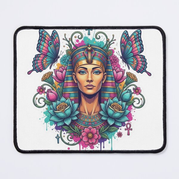 Item preview, Floral Pharaoh Queen designed and sold by Funkystreet.