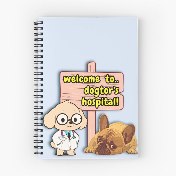 Item preview, Welcome to Dogtor's Hospital Funny Dog Art designed and sold by ExploreAura Studio.