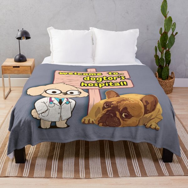 Item preview, Welcome to Dogtor's Hospital Funny Dog Art designed and sold by ExploreAura Studio.